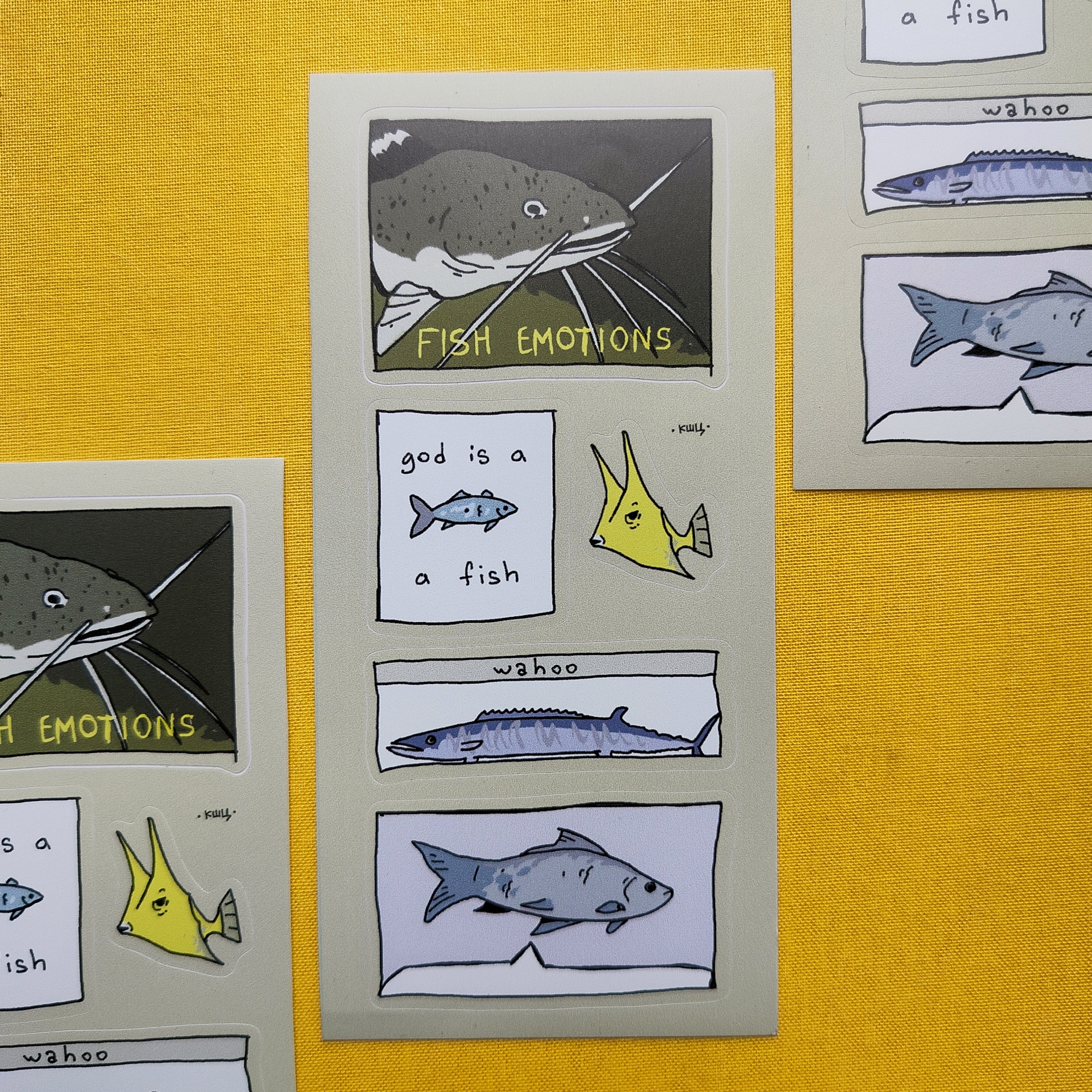 Стикеры Фиш эмошн