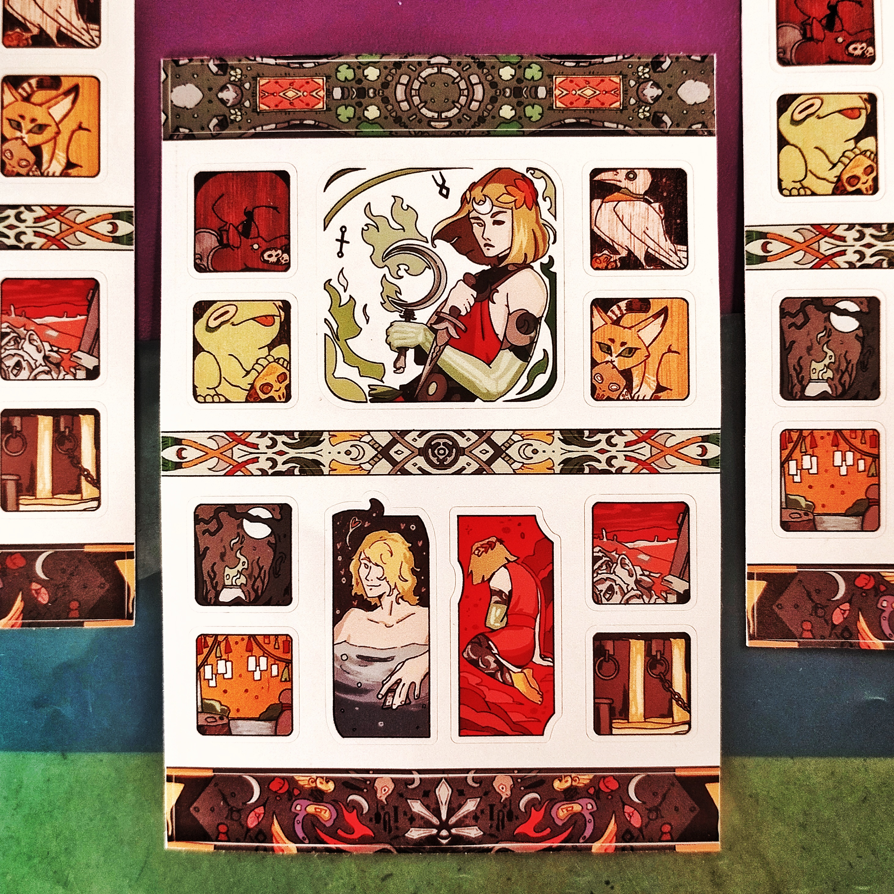 Стикеры а6 Мелиноя