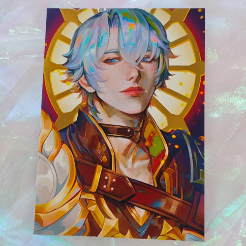 Открытка с фольгой Фаенон