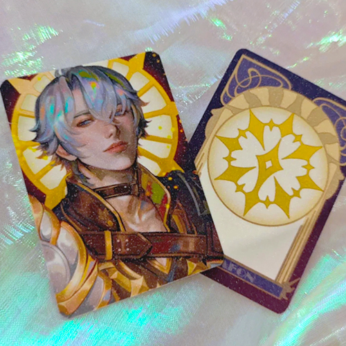 Карточка с сахарной ламинацией Фаенон