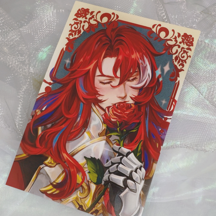 Открытка с фольгой Аргенти