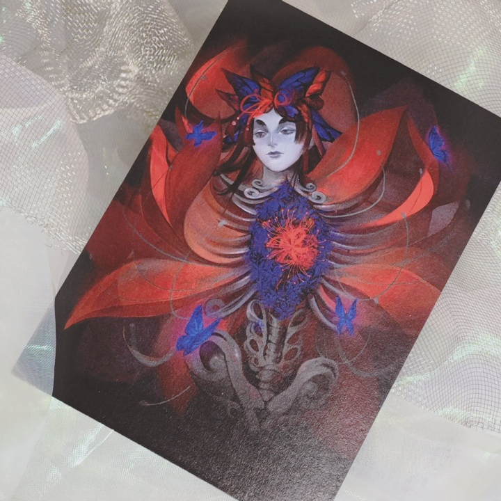 Открытка а5 Хиганбана