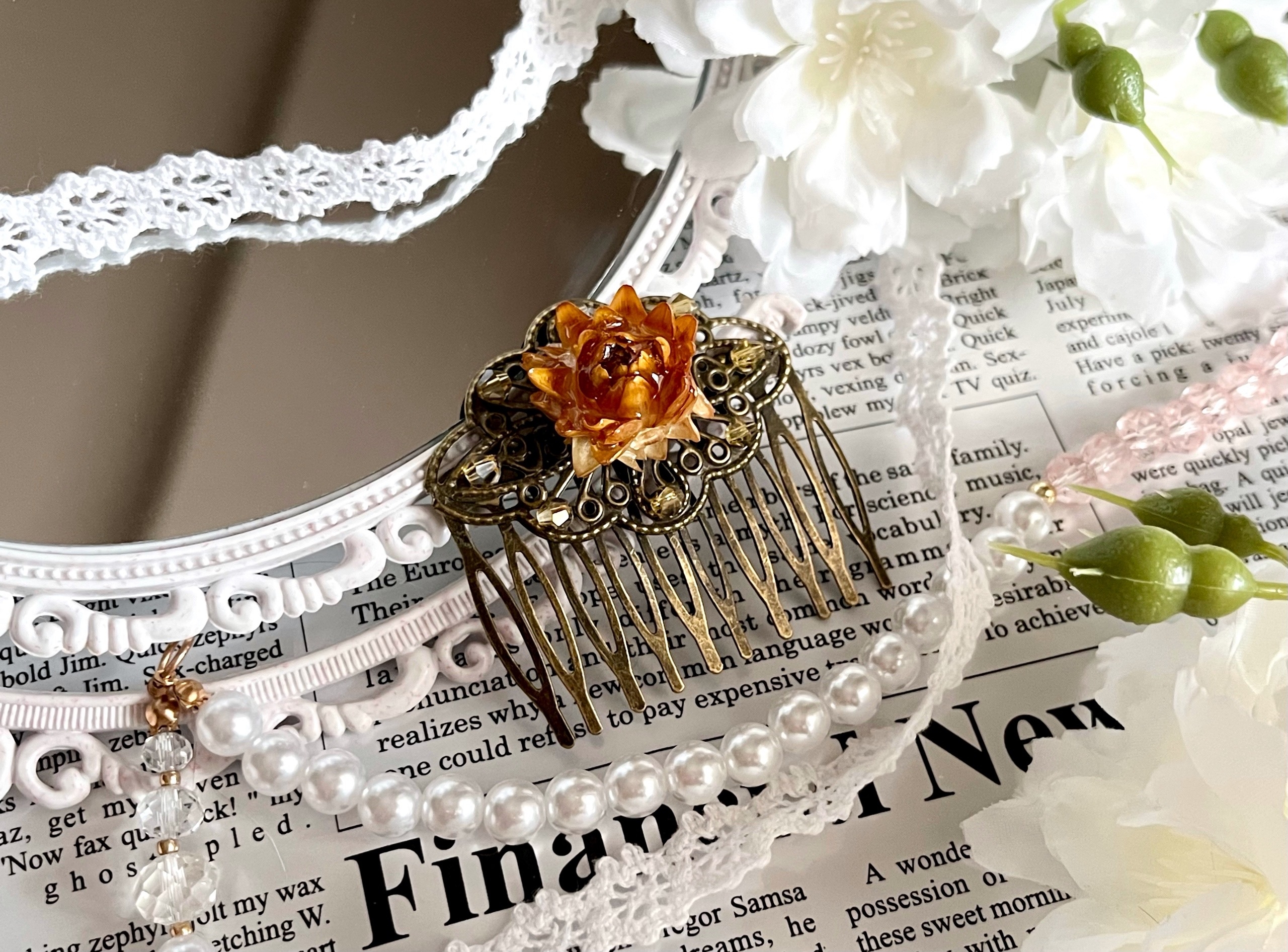 Декоративный гребень Гелихризум