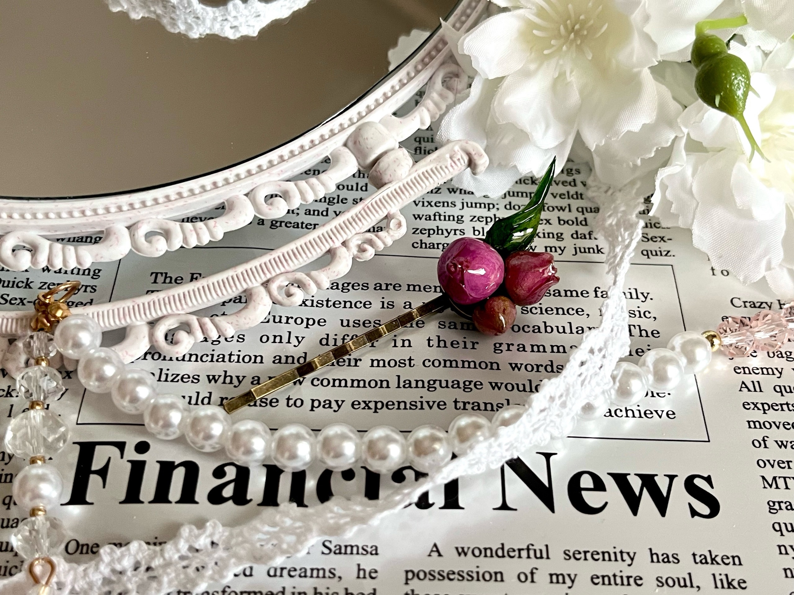 Заколка Розочки