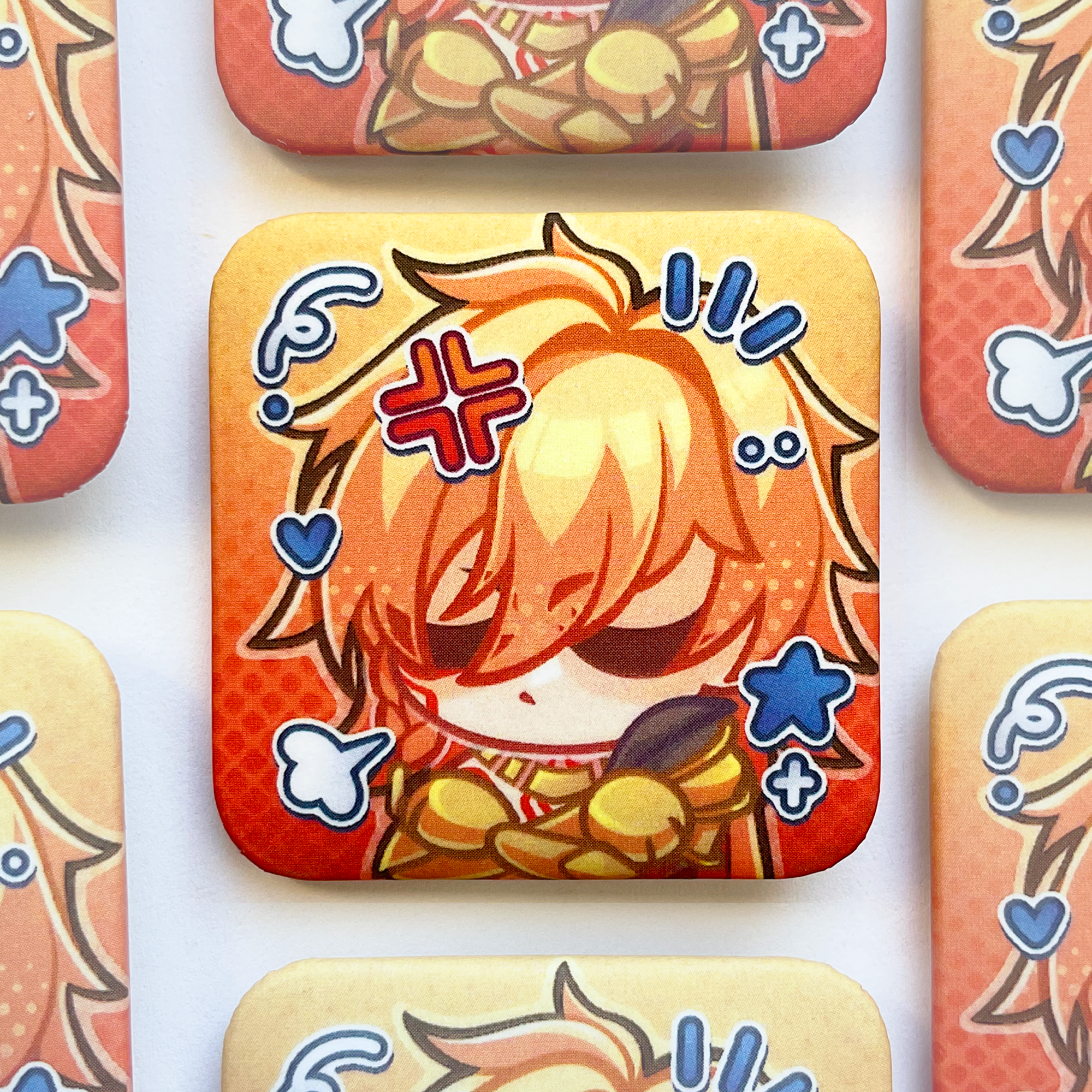 Значок квадрат 37мм ХСР Мидей