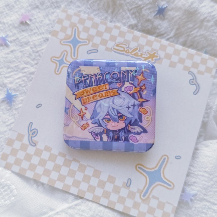 Значок Сандей фиолетовый