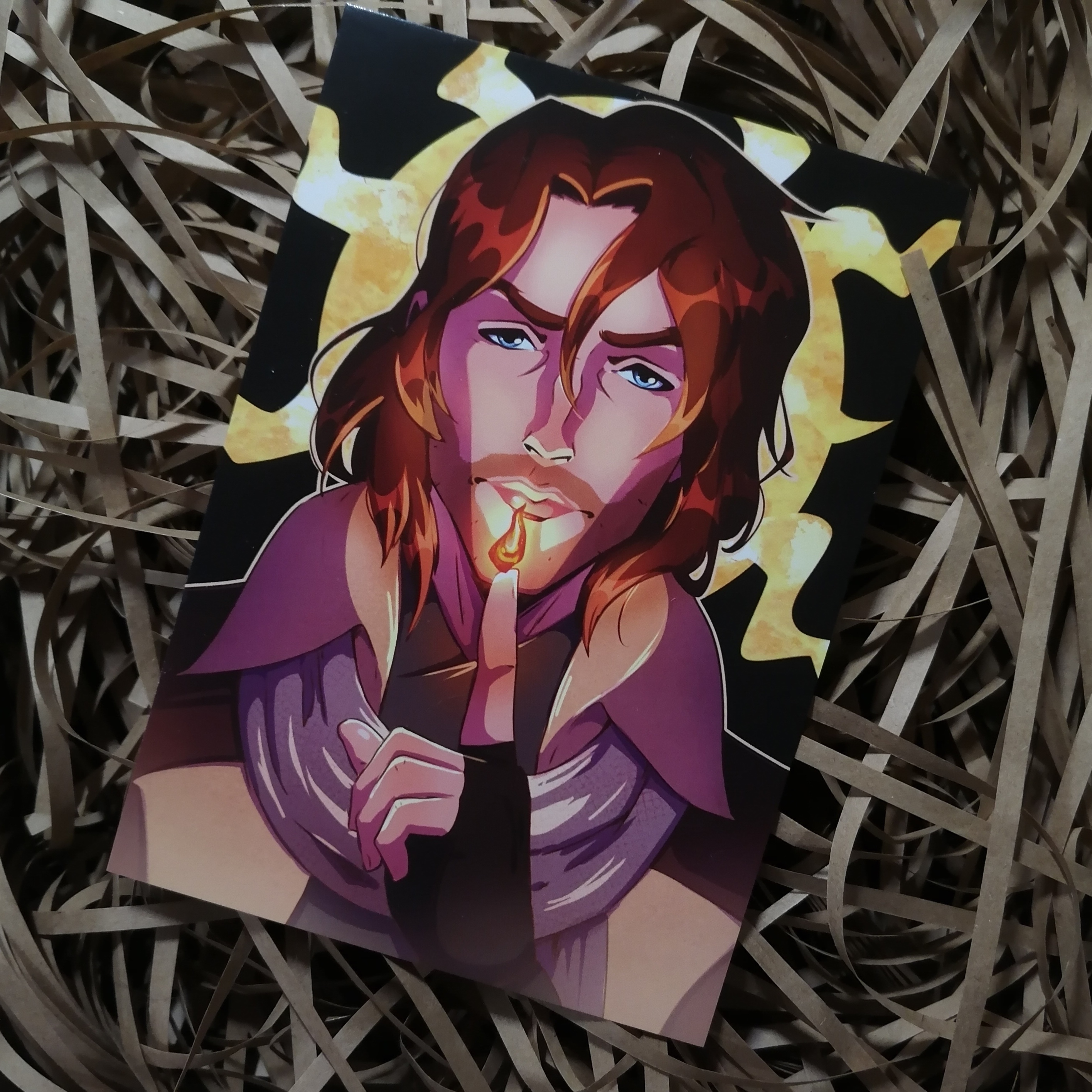 Принт А6 Калеб Могучая девятка/The Mighty Nein