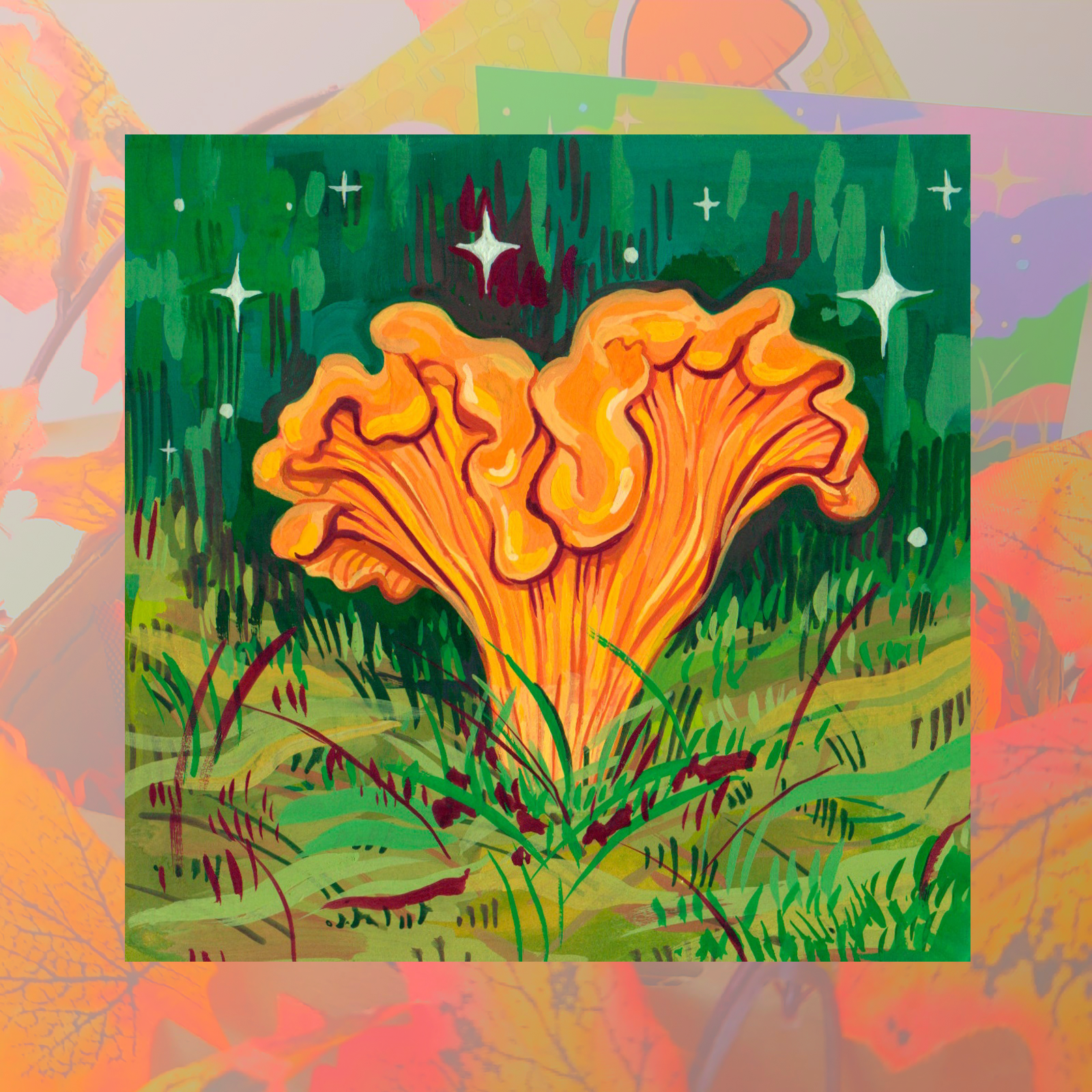 Открытка Лисичка