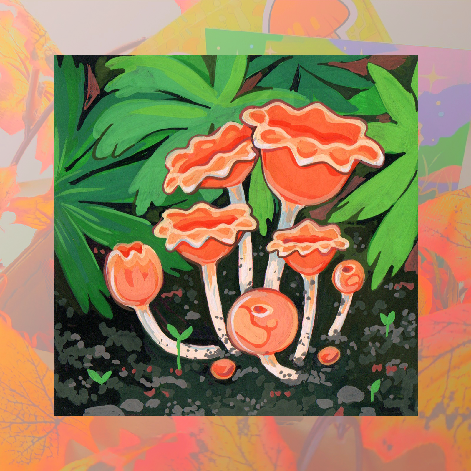 Открытка Микростома