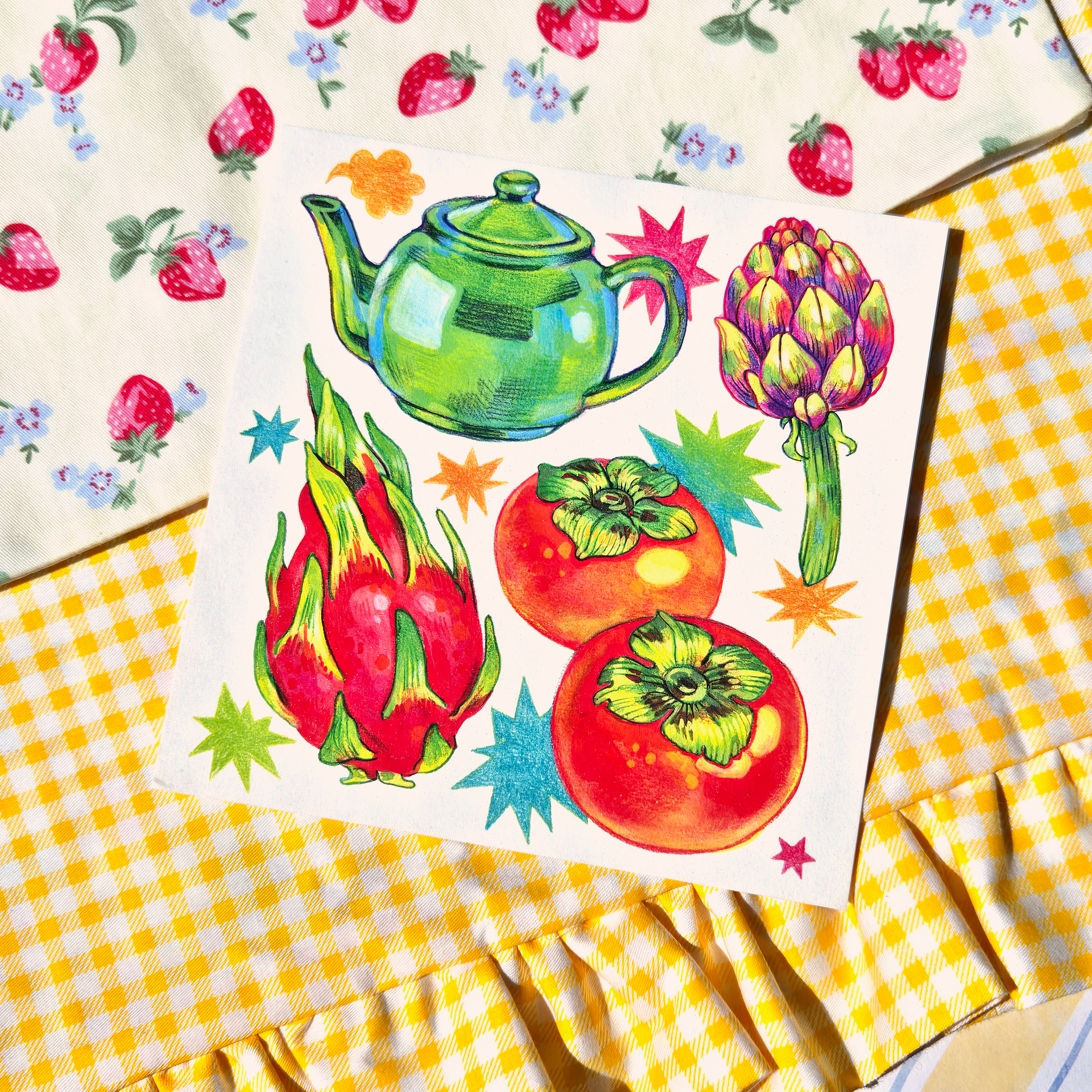 Открытка Чайничек