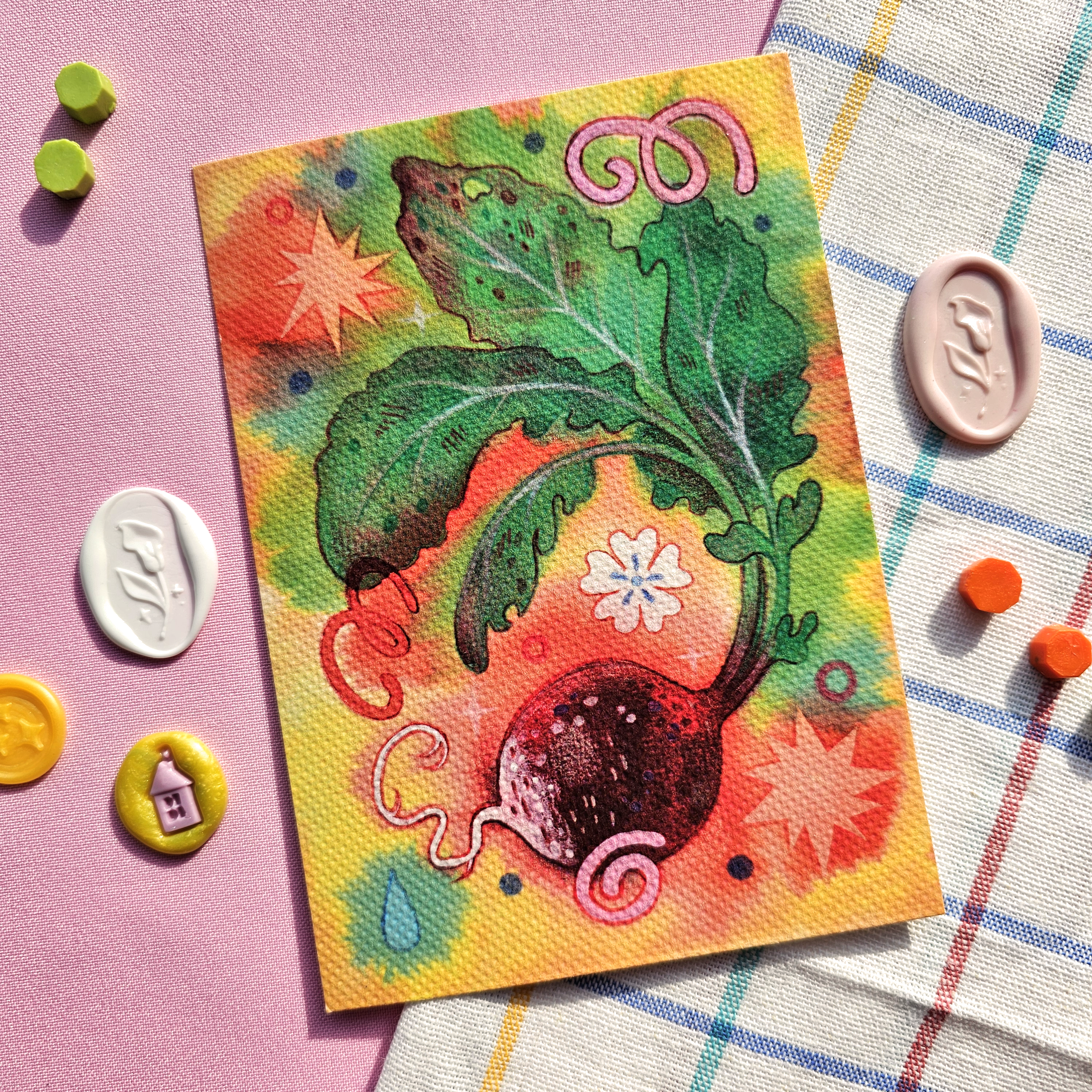 Открытка Редиска