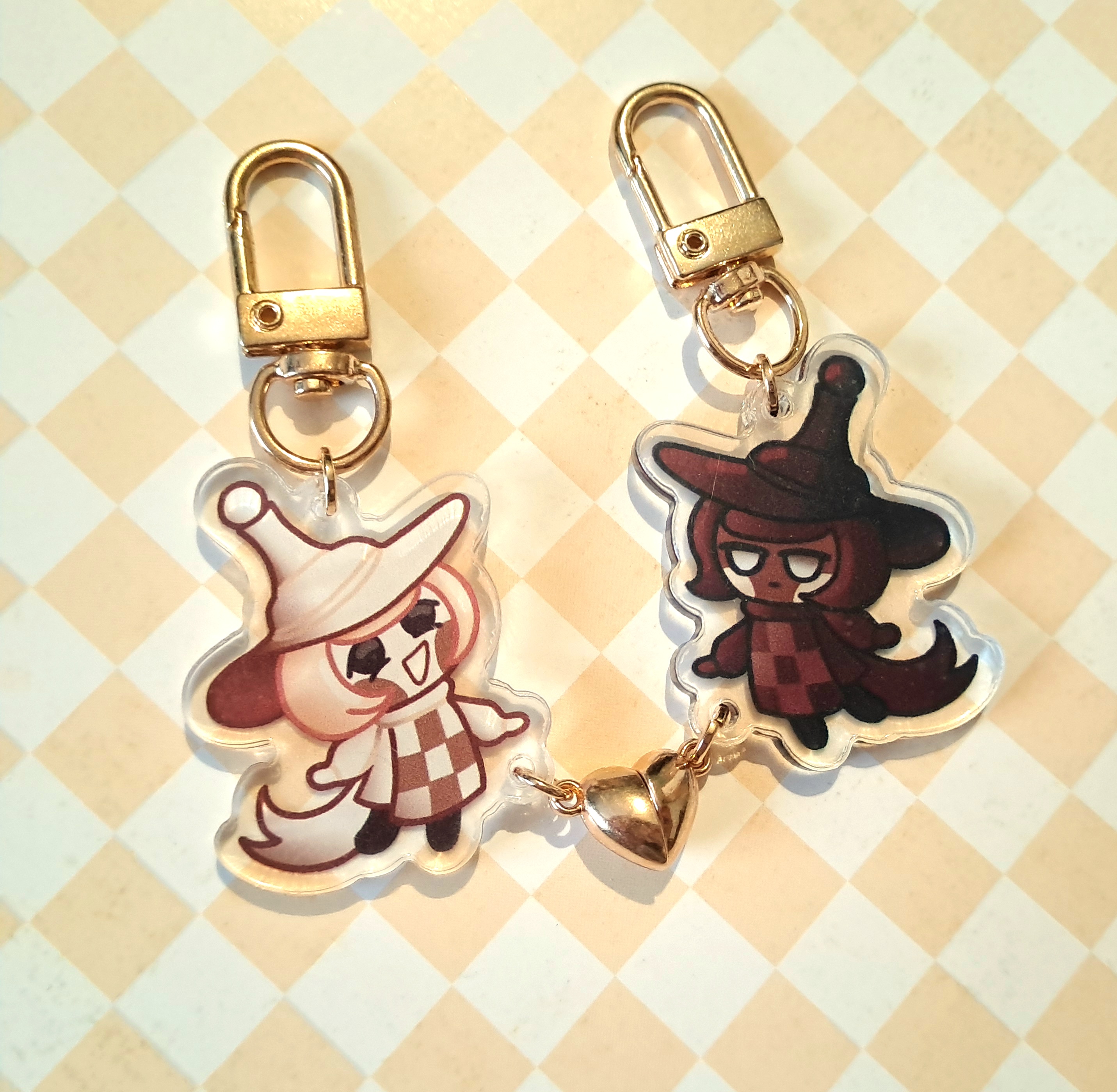 Парные брелоки "Шоко Чесс" Куки Ран