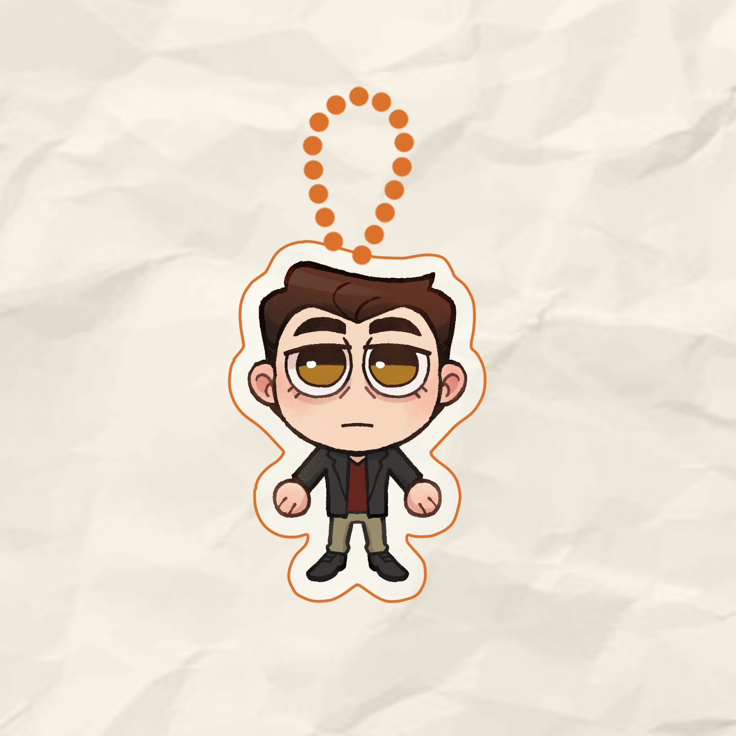 Брелок "ДМО. Антон" 4см