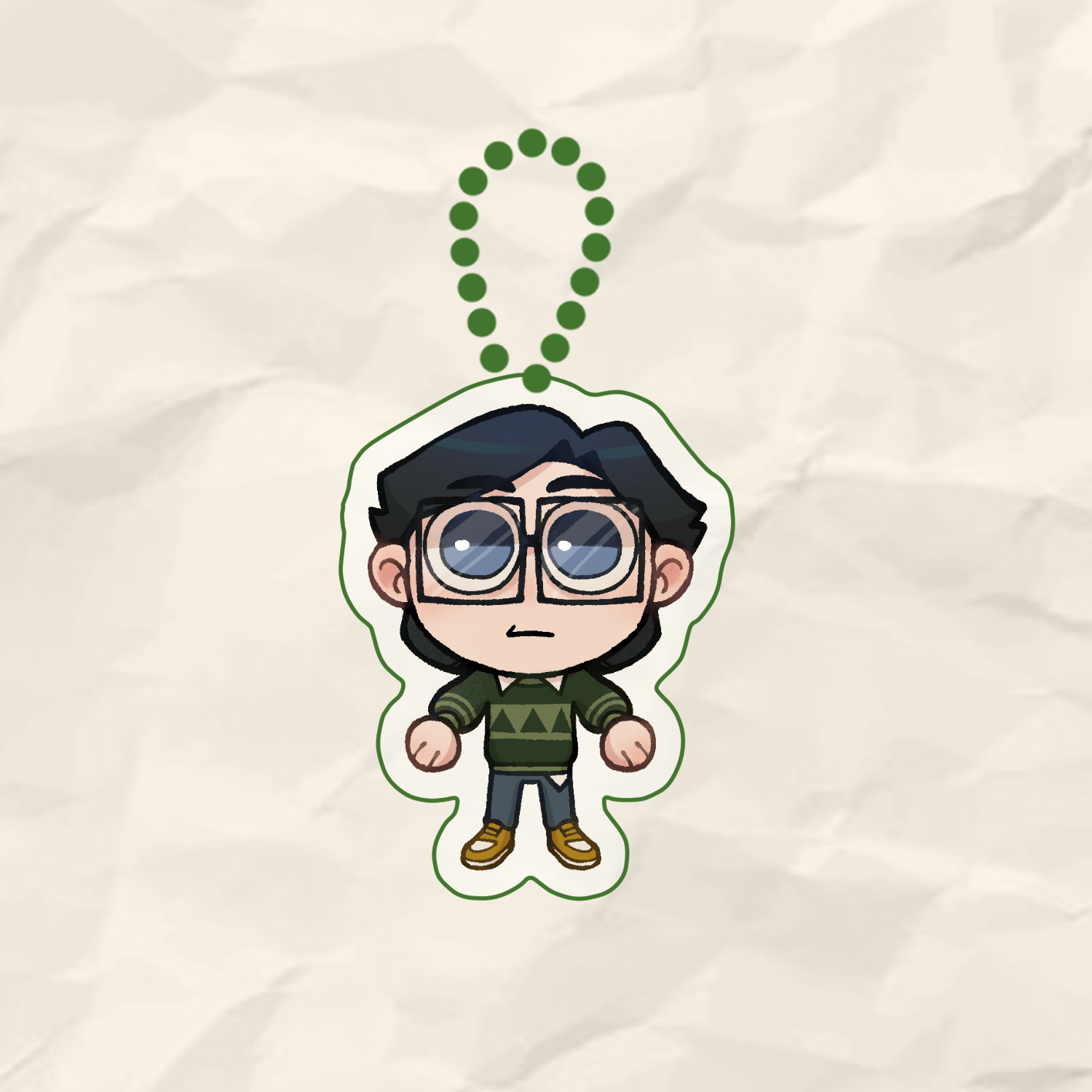 Брелок "ДМО. Женя" 4см