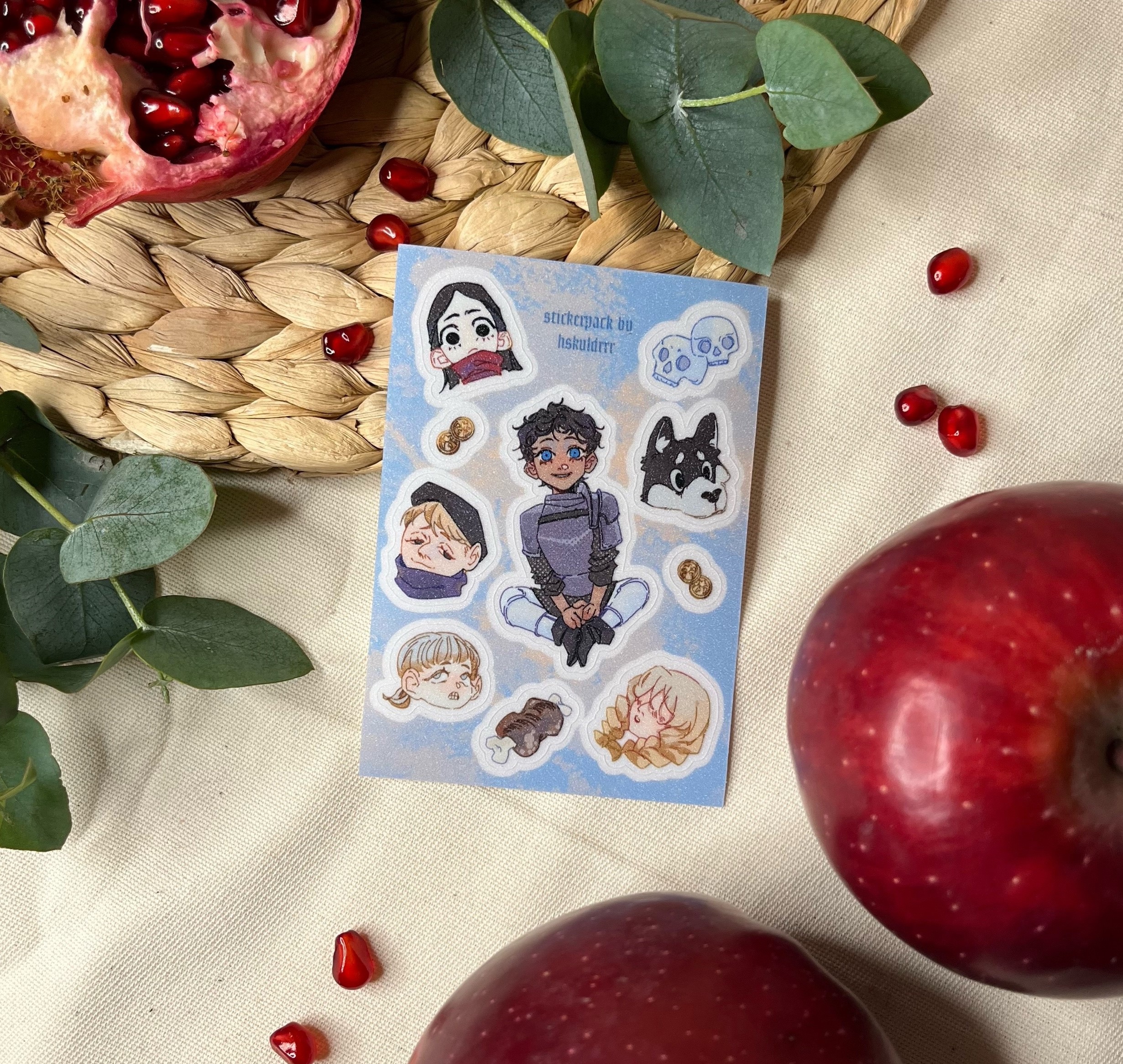 стикеры А7 сахар.лам. ПОДЗЕМЕЛЬЕ ВКУСНОСТЕЙ кабру