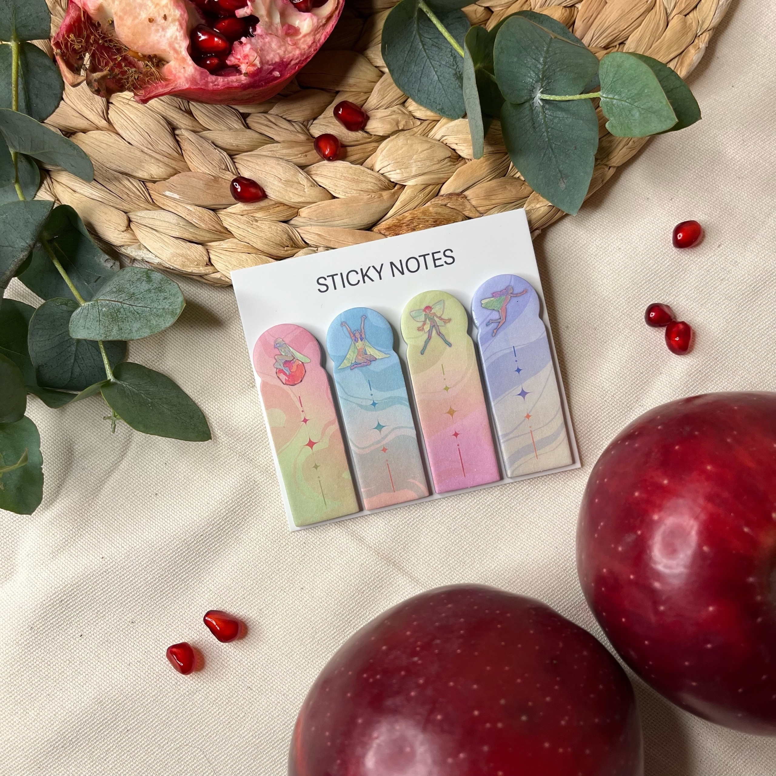 клейкие закладки 4х50л феи