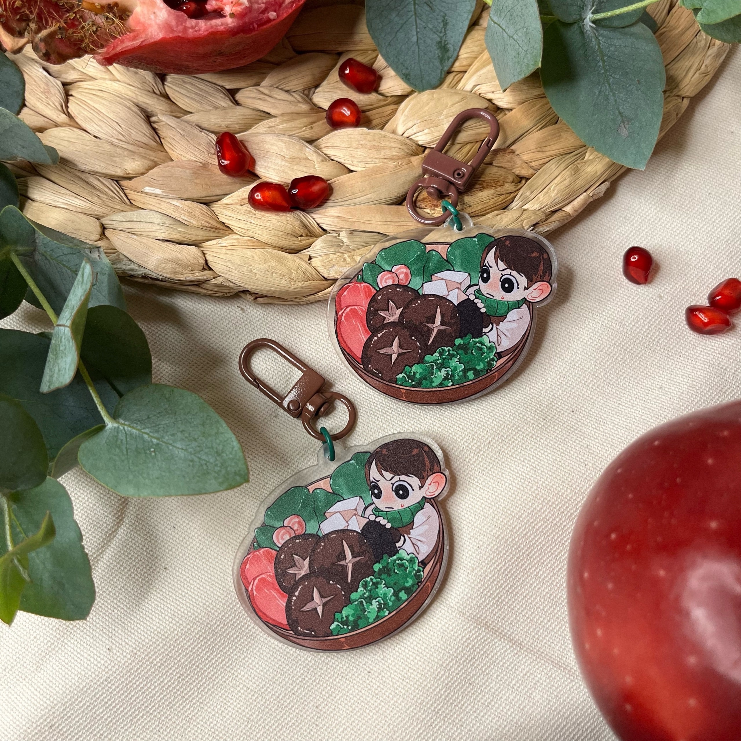 СКИДКА брелок 5см ПОДЗЕМЕЛЬЕ ВКУСНОСТЕЙ чилчак