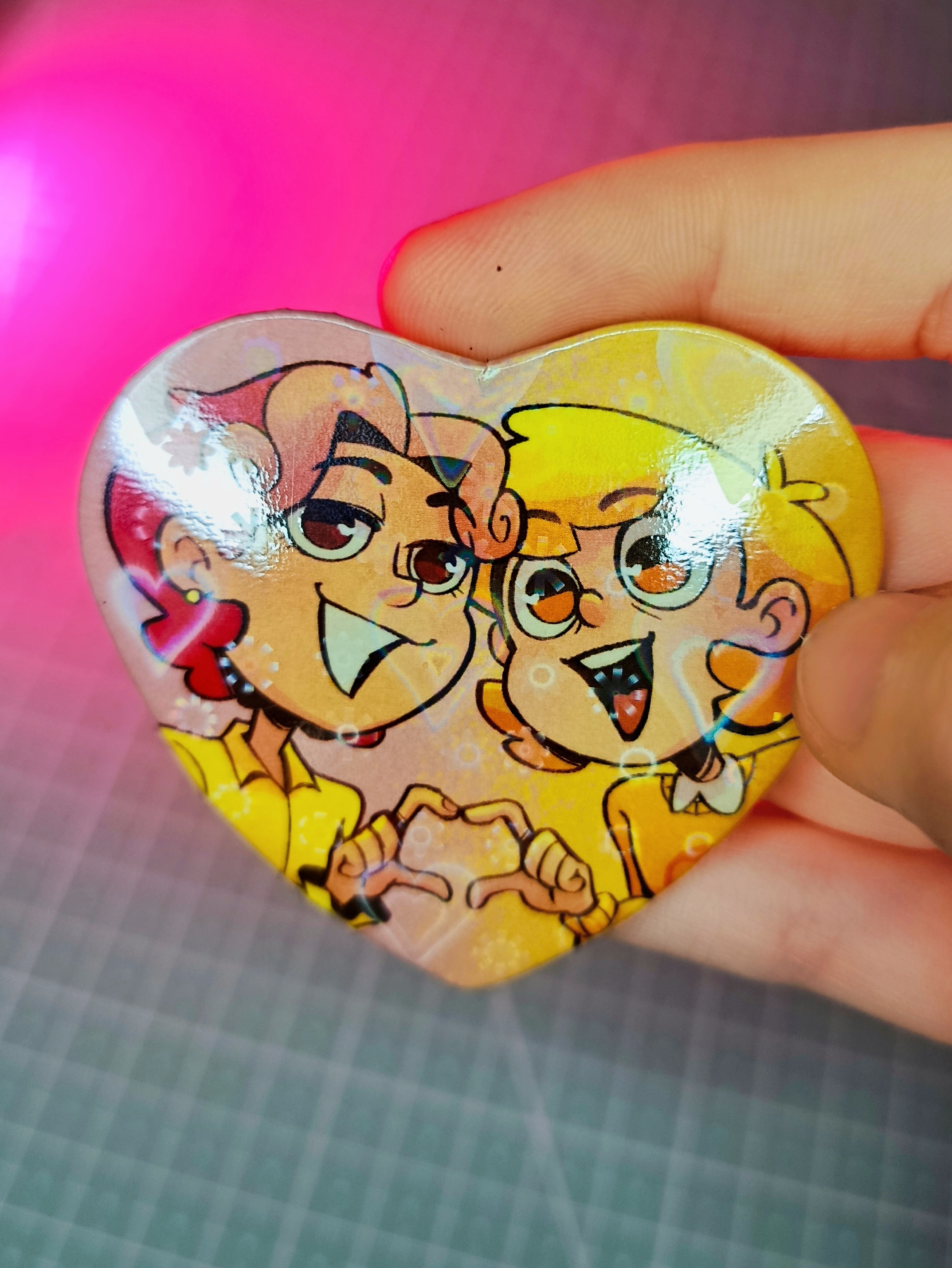 Значок фигурный "13 карт. Черви" от котоваты