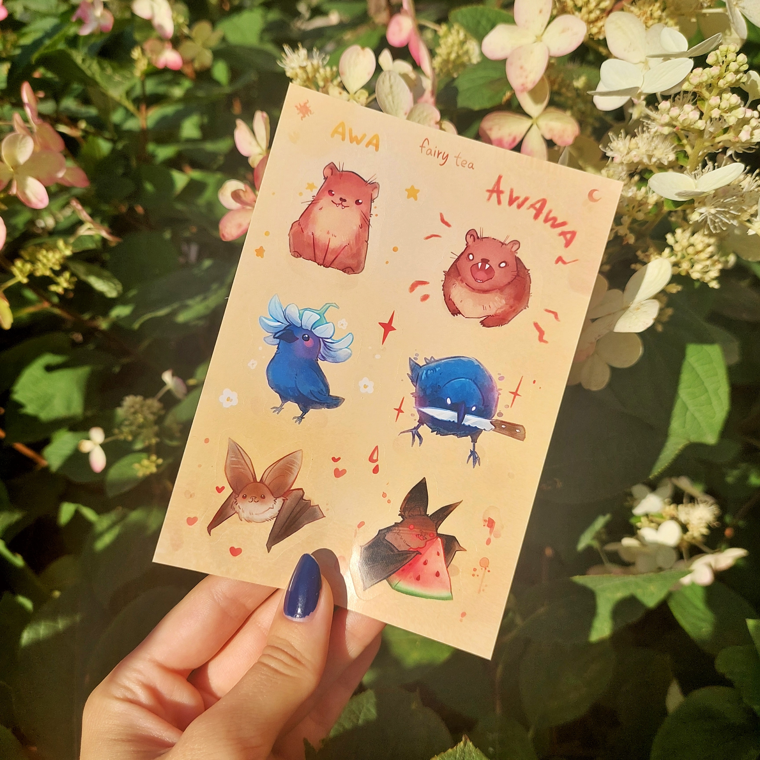 Стикерпак А6 бумажный Авава