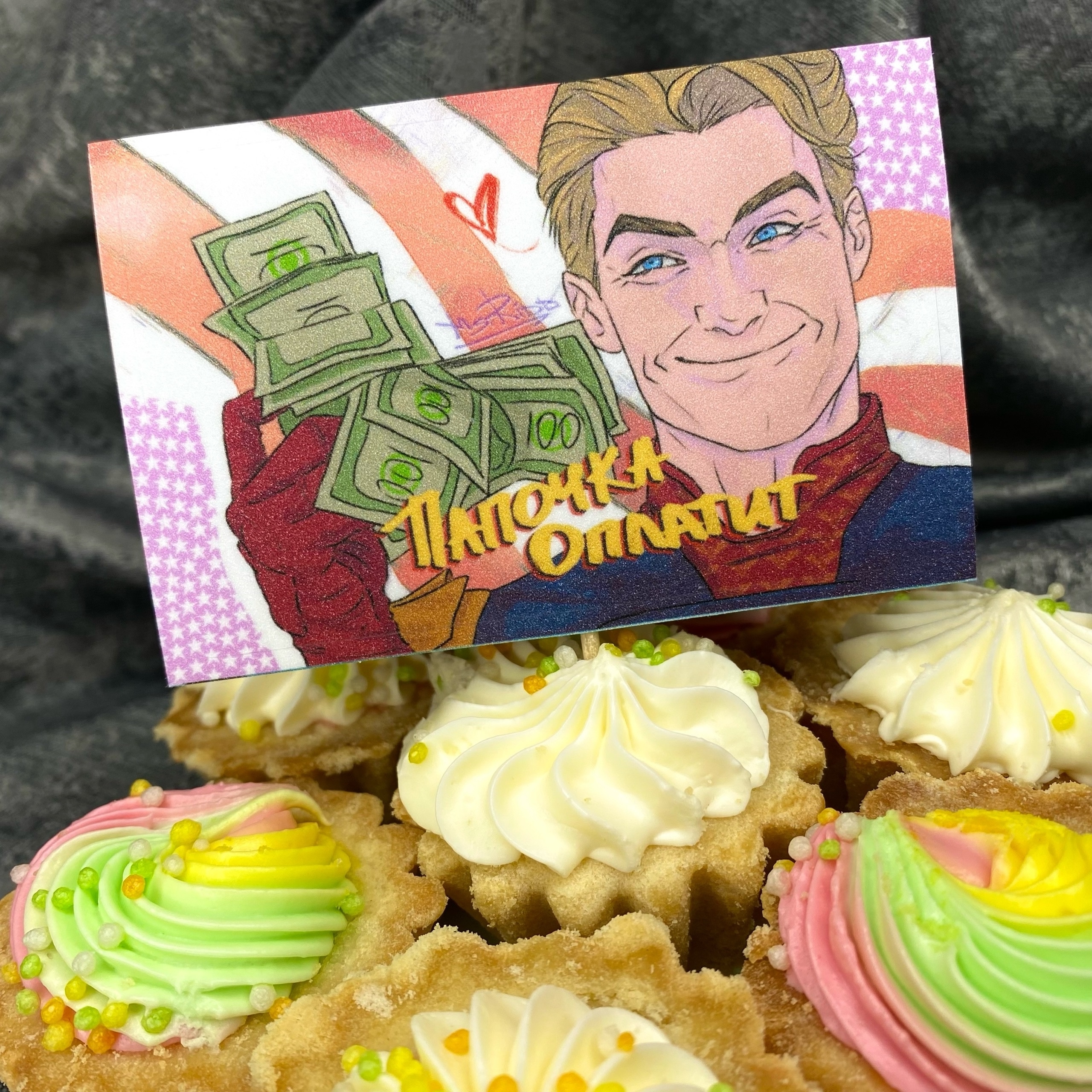 Наклейка на карту Хоумлендер Пацаны / The Boys