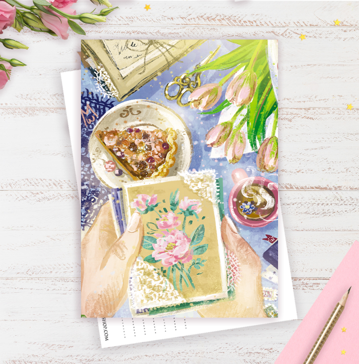 Открытка Почтовое волшебство