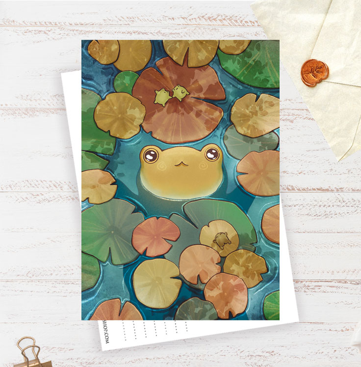 Открытка Жабки