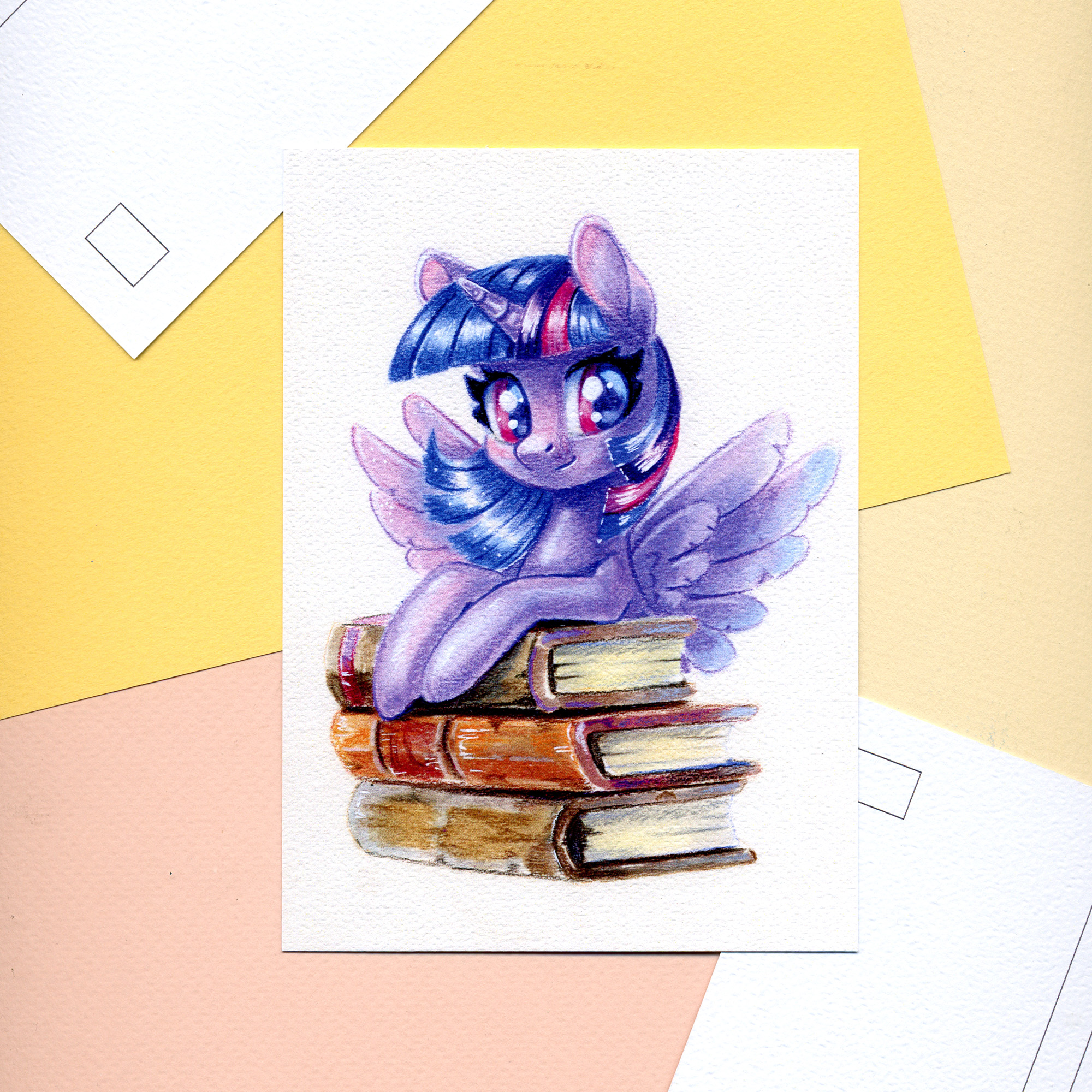 Открытка А6 "Книжки"