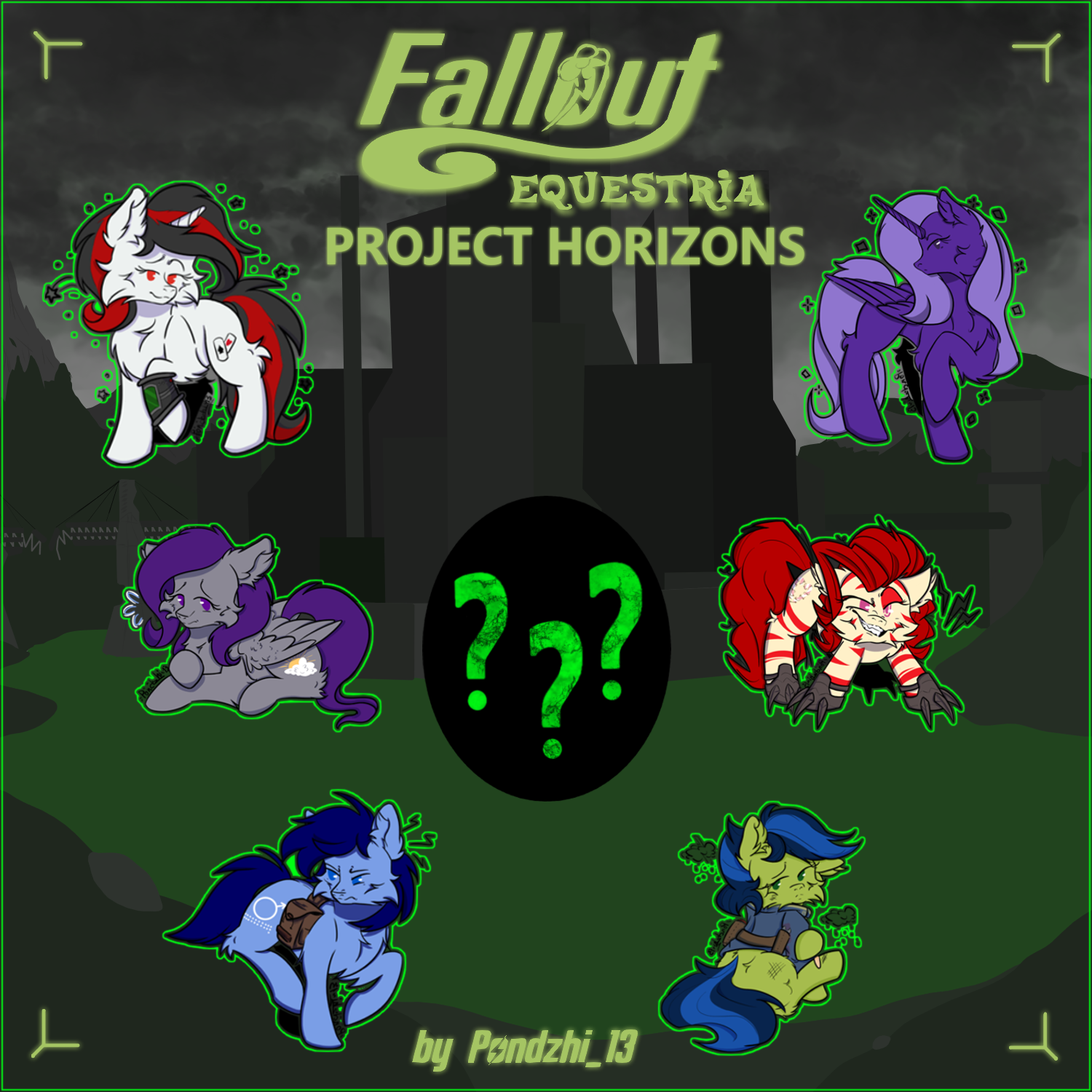 Брелок-сюрприз "Fallout:Equestria.Project Horizons"