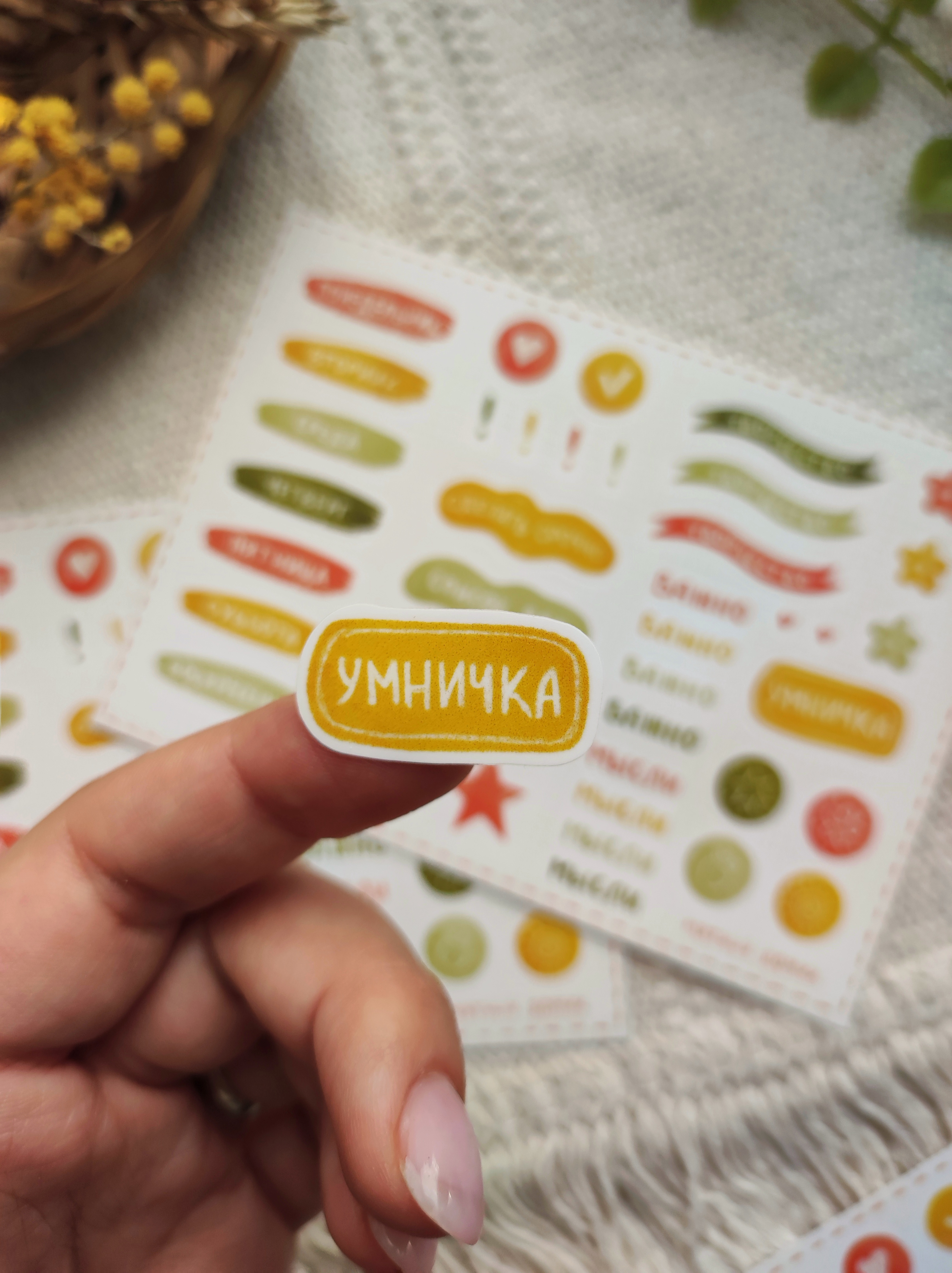 Стикерпак "Умничка"